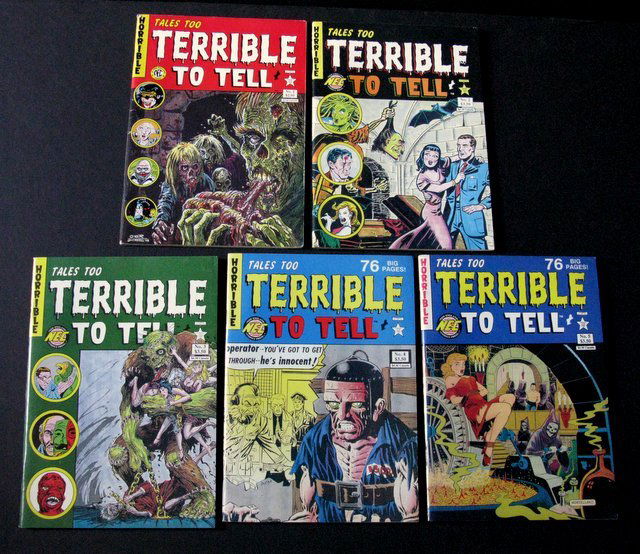 TALES TOO TERRIBLE TO TELL COMICS - ISSUES #1-5 - New (1 of 3)