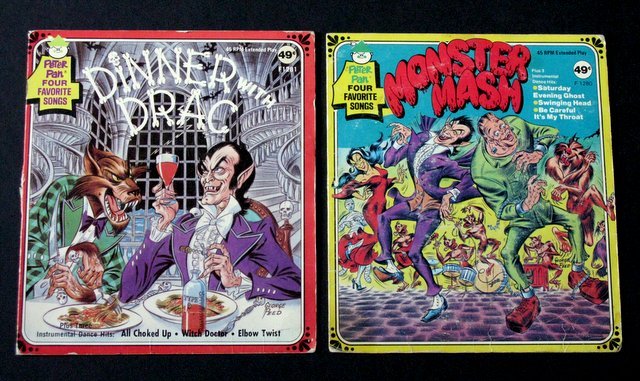 VINTAGE 1960’s CHILDREN’S MONSTER RECORDS - LOT OF TWO (1 of 2)