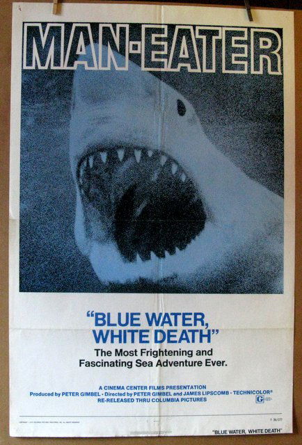 BLUE WATER, WHITE DEATH - 1974 - Re-release - One Sheet (1 of 1)