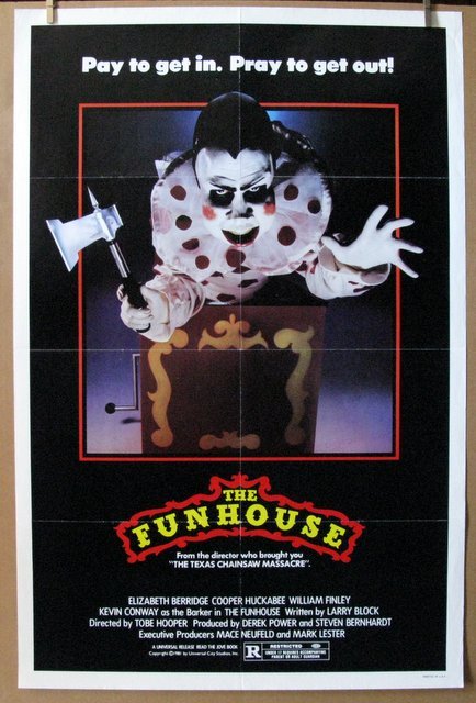 TOBE HOOPER'S THE FUN HOUSE - 1981 - One Sheet Movie - Jun 04, 2016 |  Carden Family Auction Service in NY