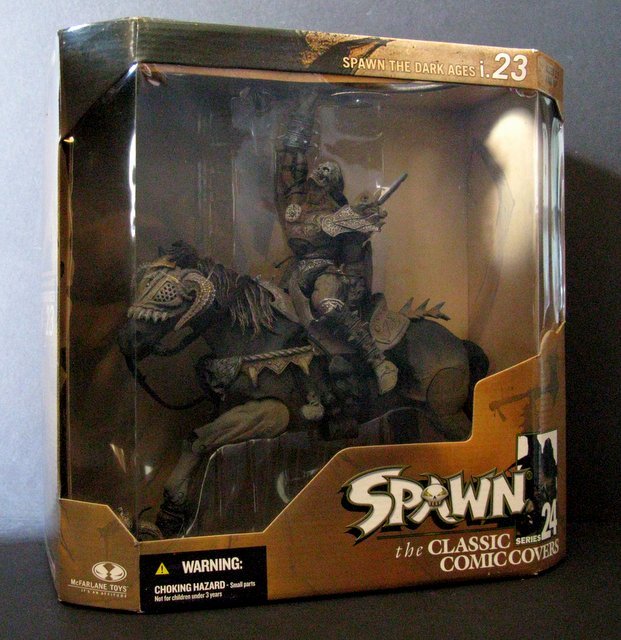 SPAWN - DARK KNIGHT FROM CLASSIC COMIC COVER #23 - (1 of 3)