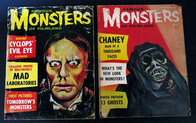 FAMOUS MONSTERS OF FILMLAND MAGAZINES - LOT OF TWO (1 of 3)
