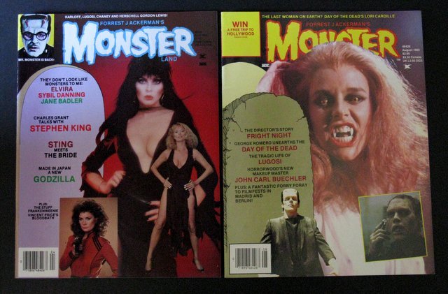 FORREST J. ACKERMAN'S MONSTERLAND MAGAZINE - TWO ISSUE (1 of 1)