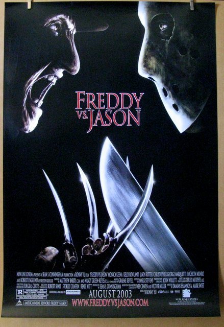 FREDDY VS JASON - 2003 - One Sheet Movie Poster - 27"x (1 of 2)