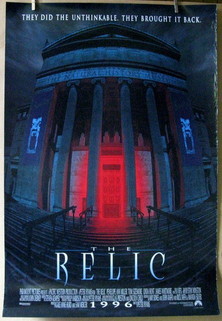 THE RELIC - 1996 - One Sheet Movie Poster - 27"x 40" -: THE RELIC - 1996 - One Sheet Movie Poster - 27"x 40" - Near Mint, rolled, double-sided.