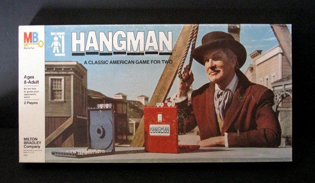 VINCENT PRICE - HANGMAN GAME - Milton Bradley, 1976 - (1 of 6)