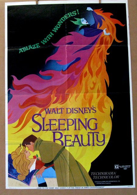 DISNEY'S SLEEPING BEAUTY - Re-release 1970 - One Sheet (1 of 2)