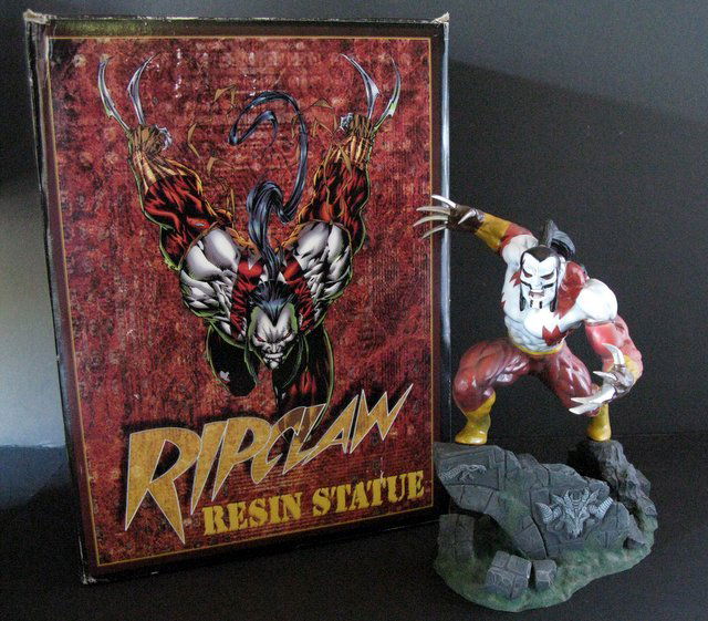 TOP COW COMICS - RIPCLAW - DELUXE PAINTED STATUE WITH (1 of 7)