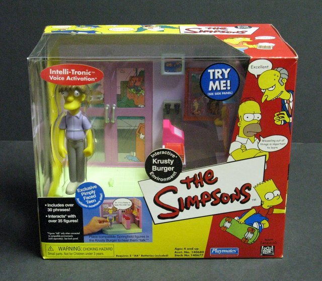 WORLD OF SIMPSONS - KRUSTY BURGER ELECTRONIC (1 of 3)