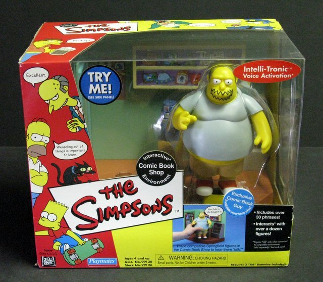 WORLD OF SIMPSONS - COMIC BOOK SKOP ELECTRONIC (1 of 3)