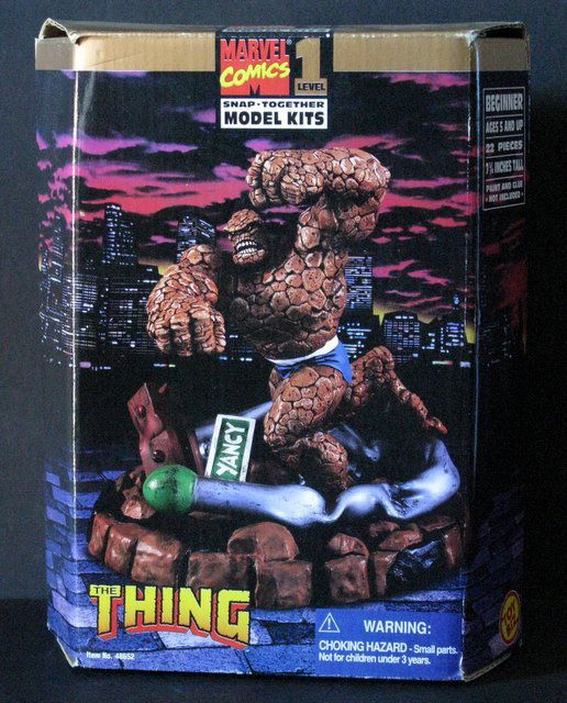 MARVEL COMICS THE THING (Fantastic Four) PLASTIC MODEL (1 of 3)