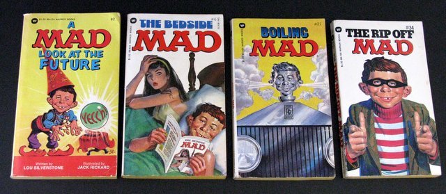 MAD MAGAZINE - LOT OF FOUR PAPERBACKS - Warner Books, (1 of 2)