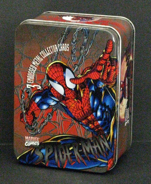 MARVEL COMICS SPIDER-MAN - 3 EMBOSSED METAL COLLECTOR (1 of 4)