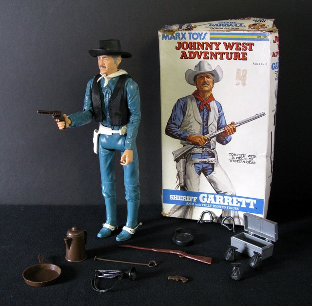 VINTAGE SHERIFF GARRETT JOHHNY WEST ACTION FIGURE – (1 of 5)