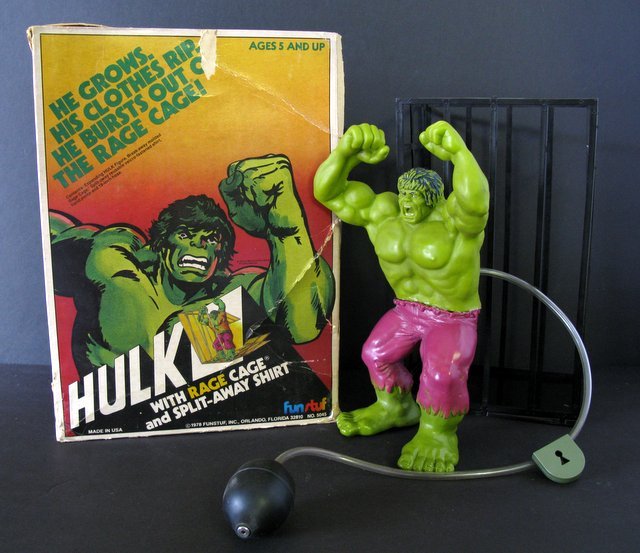 MARVEL - HULK WITH RAGE CAGE - VINTAGE MARVEL TOY -Fun (1 of 5)