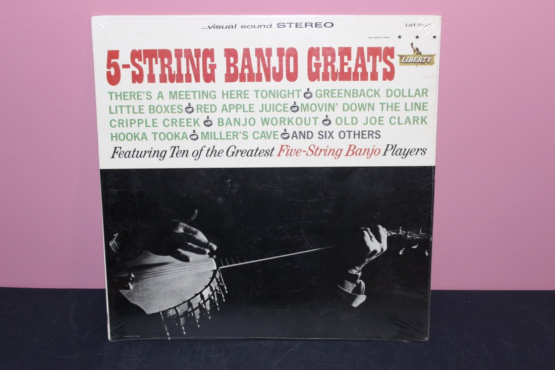 BANJO GREATS NEW UNOPENED LIBERTY RECORDS 7357 L.P.: BANJO GREATS NEW UNOPENED LIBERTY RECORDS 7357 L.P.