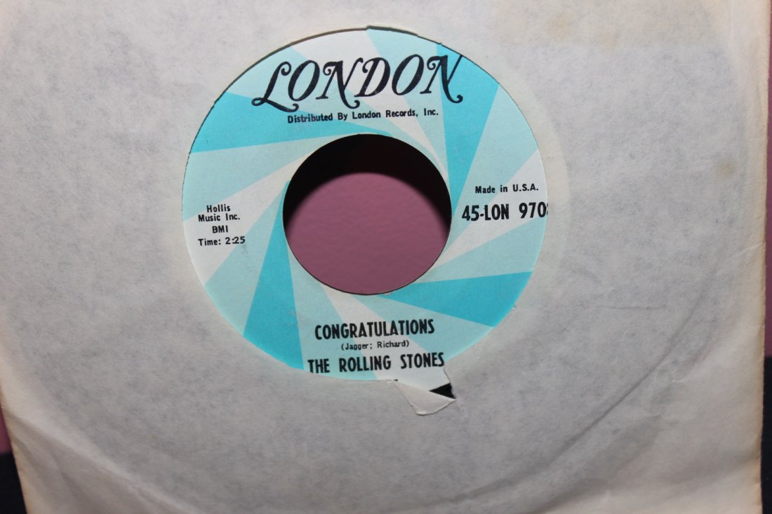 ROLLING STONES LONDON RECORDS 45-LON970 HOLLIS MISIC (1 of 2)