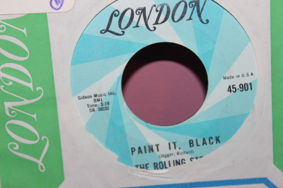 STONES PAINT IT BLACK LONDON RECORDS 45-901 LIKE NEW (1 of 2)