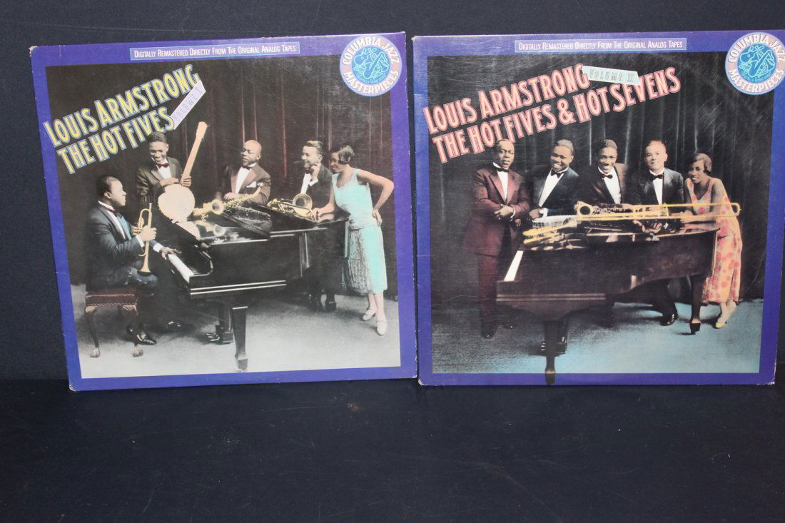 2 ALBUM LOT - REISSUE 1988 CBS RECORDS LOUIS ARMSTRONG (1 of 4)