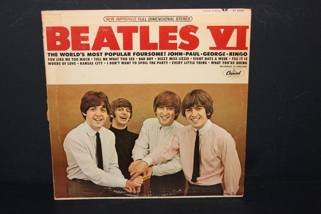 BEATLES 6 CAPITAL RECORDS ST 2358 RECORDED IN ENGLAND (1 of 4)