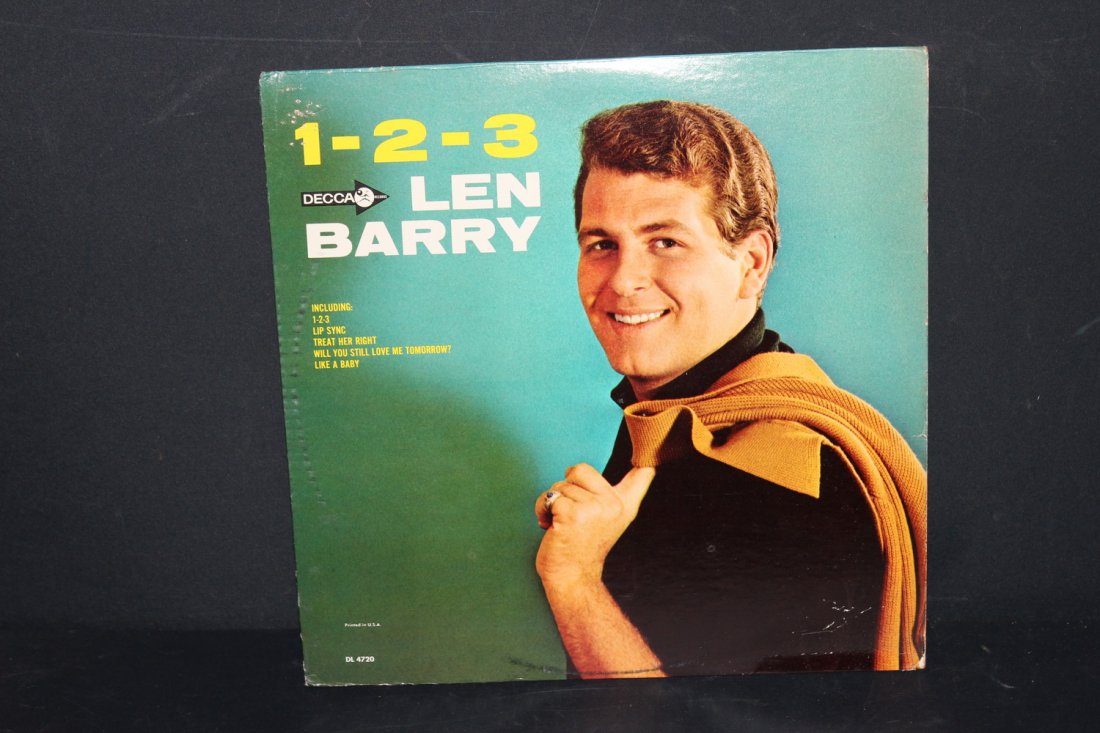 1-2-3 LEN BARRY DECCA RECORDS 4720 LIKE NEW: 1-2-3 LEN BARRY DECCA RECORDS 4720 LIKE NEW
