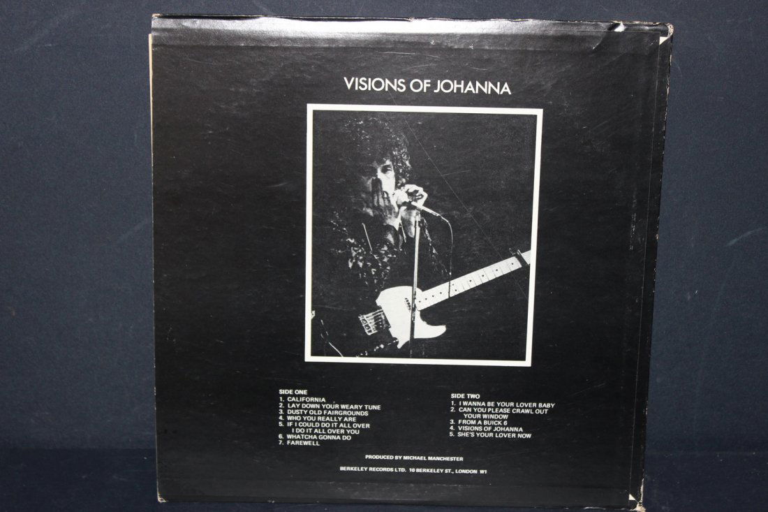 BOB DYLAN VISIONS OF JOHANNA BERKELEY RECORDS 1975 LIKE (1 of 3)