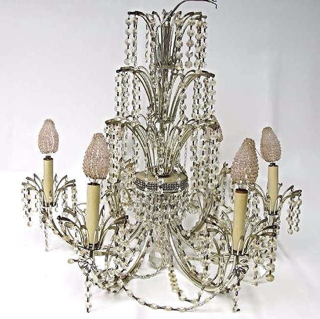 Crystal Chandalier with Prisms: Crystal Chandalier with Prisms