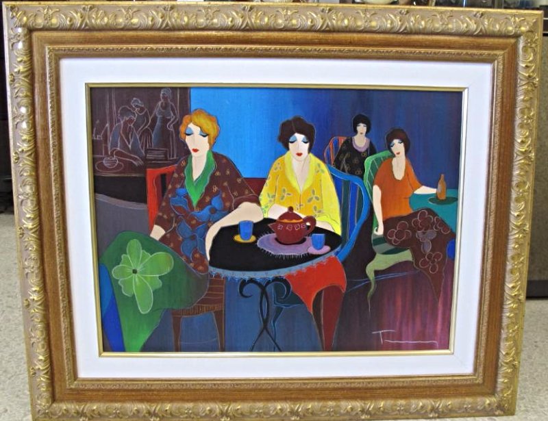 Cafe Bistro II by Itzchak Tarkay, 2010, Serigraph (1 of 3)