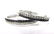 Sterling Silver Black and White Diamond Hoop Earrings - 2