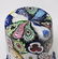 Italian Millefiori Double Handled Glass Vase, 11" tall - 4