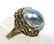 14K Yellow Gold Abalone Ring, Size 7 - 2