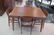 Danish Mid Century Modern Dining Table with 4 Chairs,