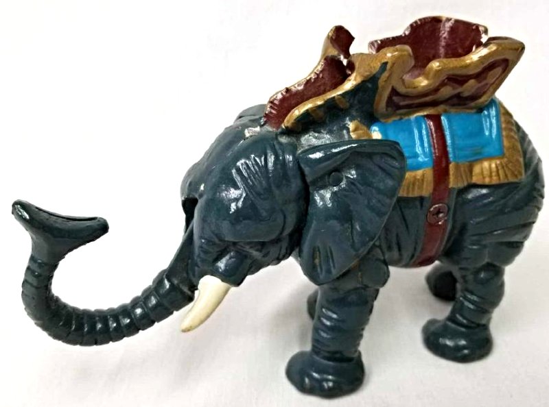 Vintage Cast Iron Elephant Toy Bank 8" x 5" (1 of 4)