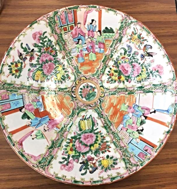 19th Century Antique Chinese Export Rose Medallion 16" (1 of 3)