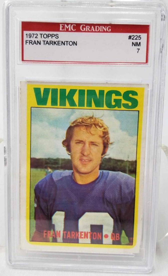 1972 Topps Fran Tarkenton Football Card, EMC Graded (1 of 2)