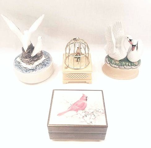 Collection of Four Vintage Music Boxes (1 of 10)