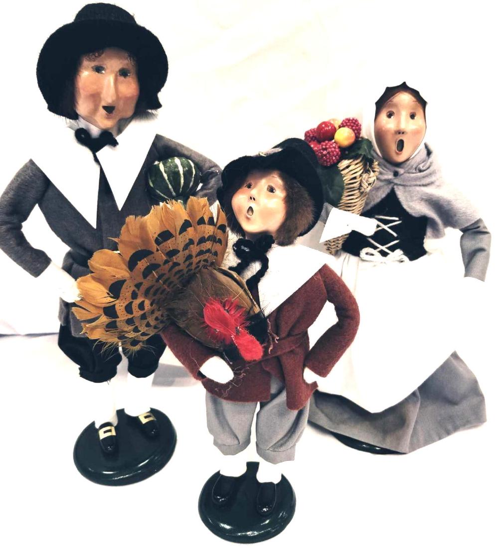 Three (3) Pilgrim Byers Choice Ltd. The Carolers. 1997 (1 of 2)