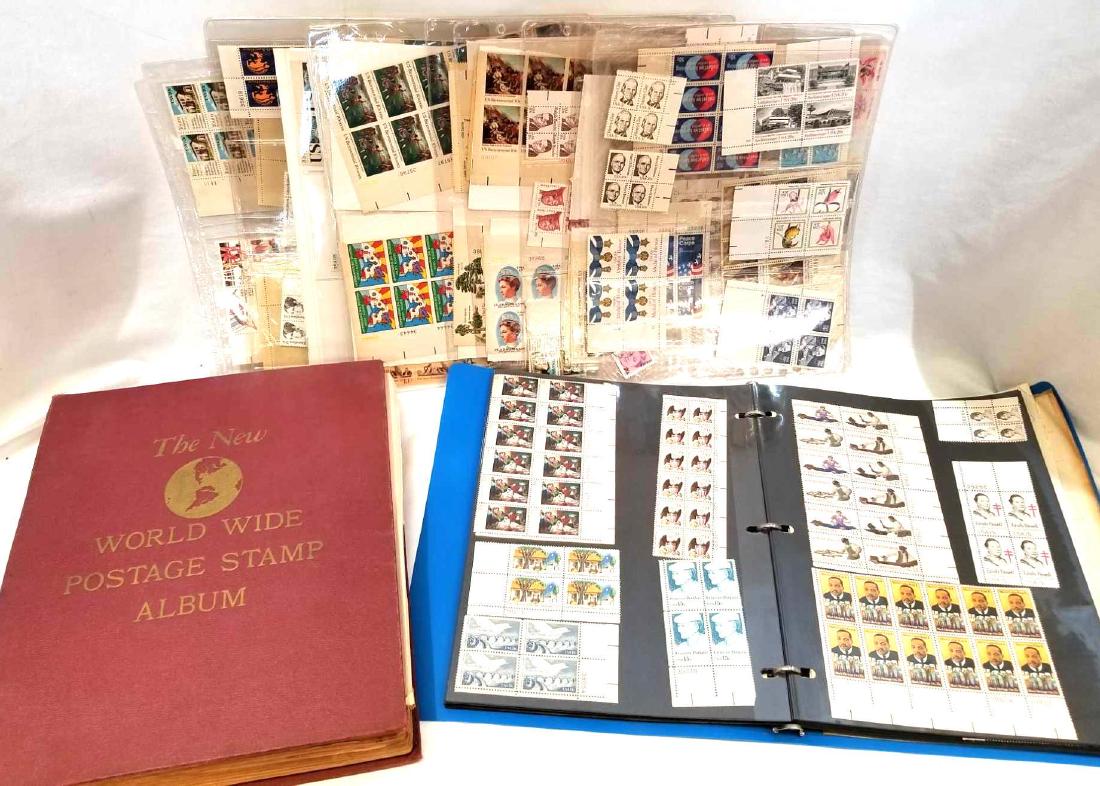 Two (2) Stamp Collectors Albums To Include United: Two (2) Stamp Collectors Albums To Include United States Presidential Series, Famous Americans Commemorative Issues, Air Mail Issues, Argentina, Austria, Bosnia And Herzegovina, Belgium, Bolivia, Braz