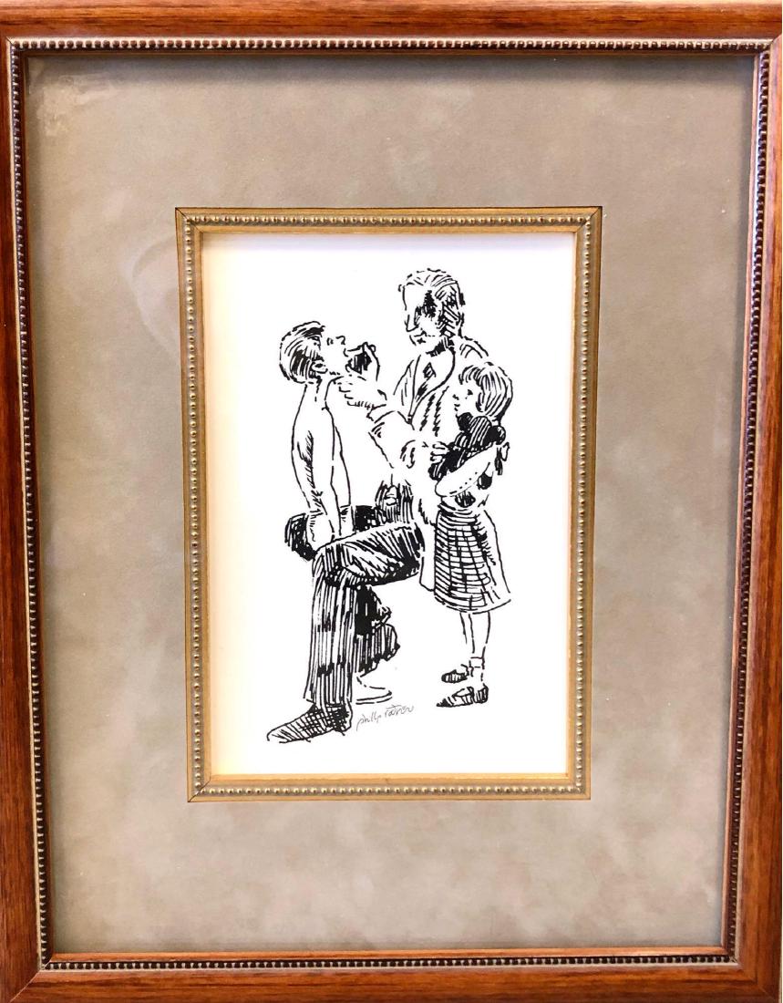 Ink on Paper Work By Phillip Ratner (1 of 2)