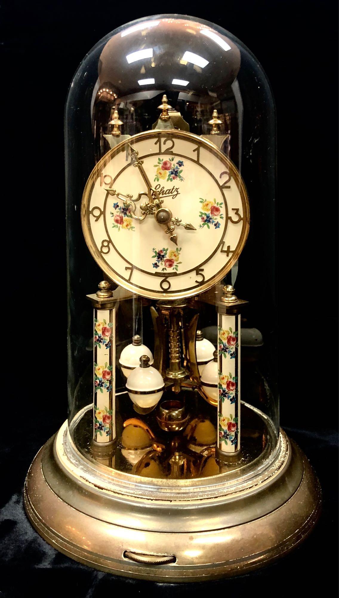 Schatz Brass Dome Mantel Clock (1 of 8)