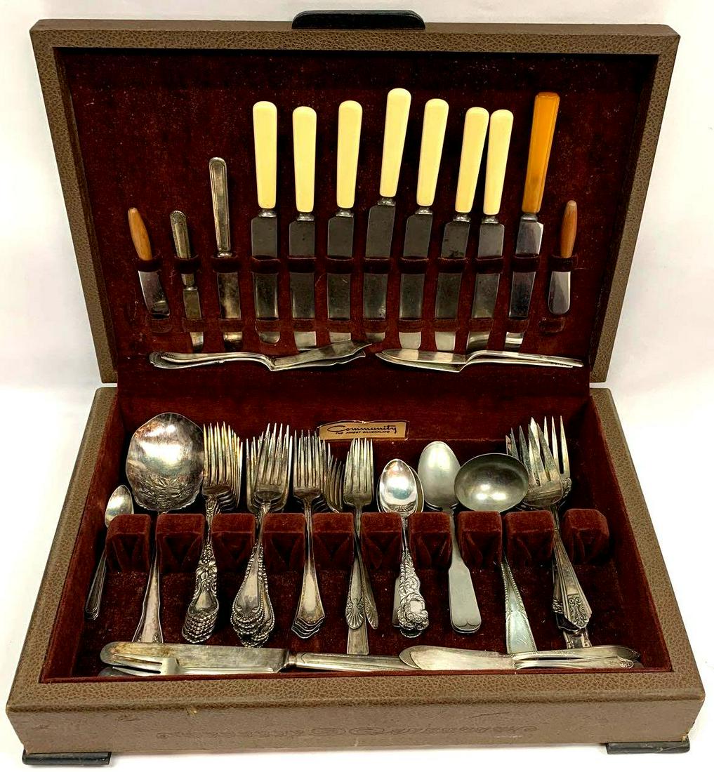 Wallace Silver Plated Flatware Set (1 of 2)