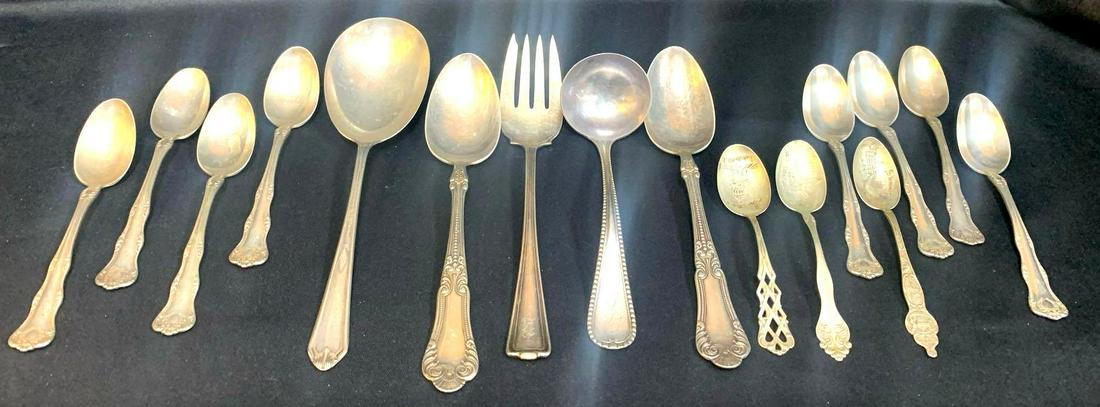 Collection Of Sterling & Silver Plate (1 of 8)