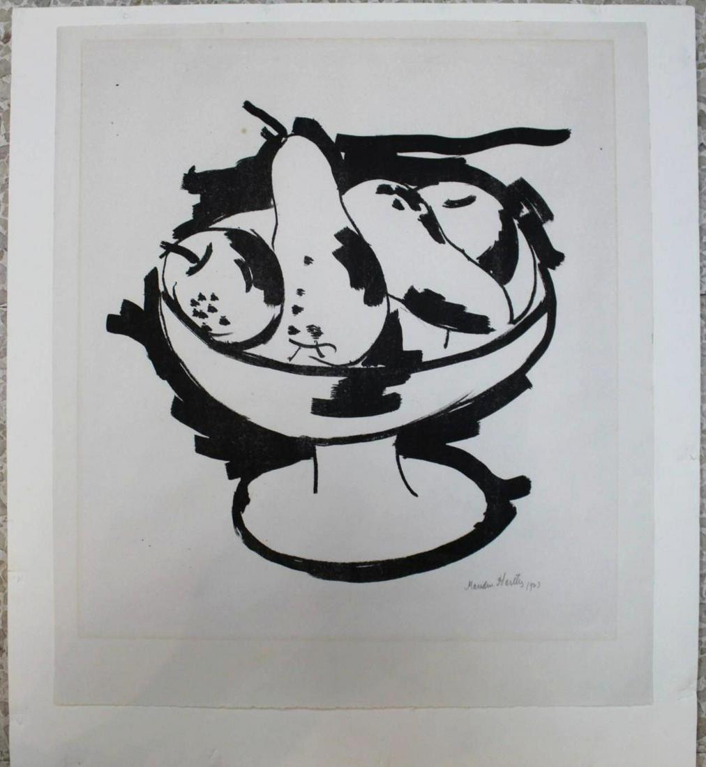 Still Life of Bowl of Fruits by Marsden Hartley ca1923 (1 of 5)