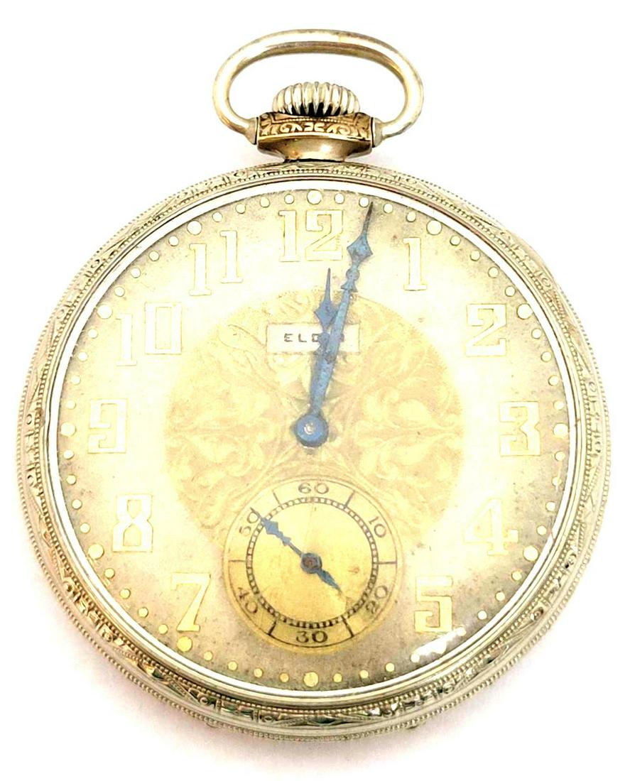 Antique Elgin Open Face Pocket Watch (1 of 2)