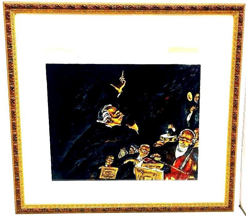 Colored Woodblock by Mervin Jules (1912-1994) (1 of 2)