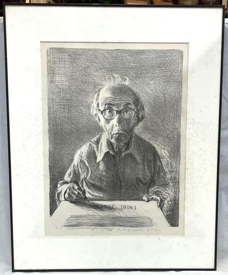 Self-Portrait by Raphael Soyer (1899-1987) Artist Proof (1 of 3)