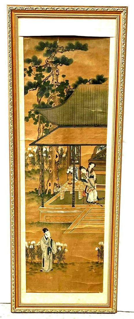 Antique Chinese Watercolor (1 of 2)