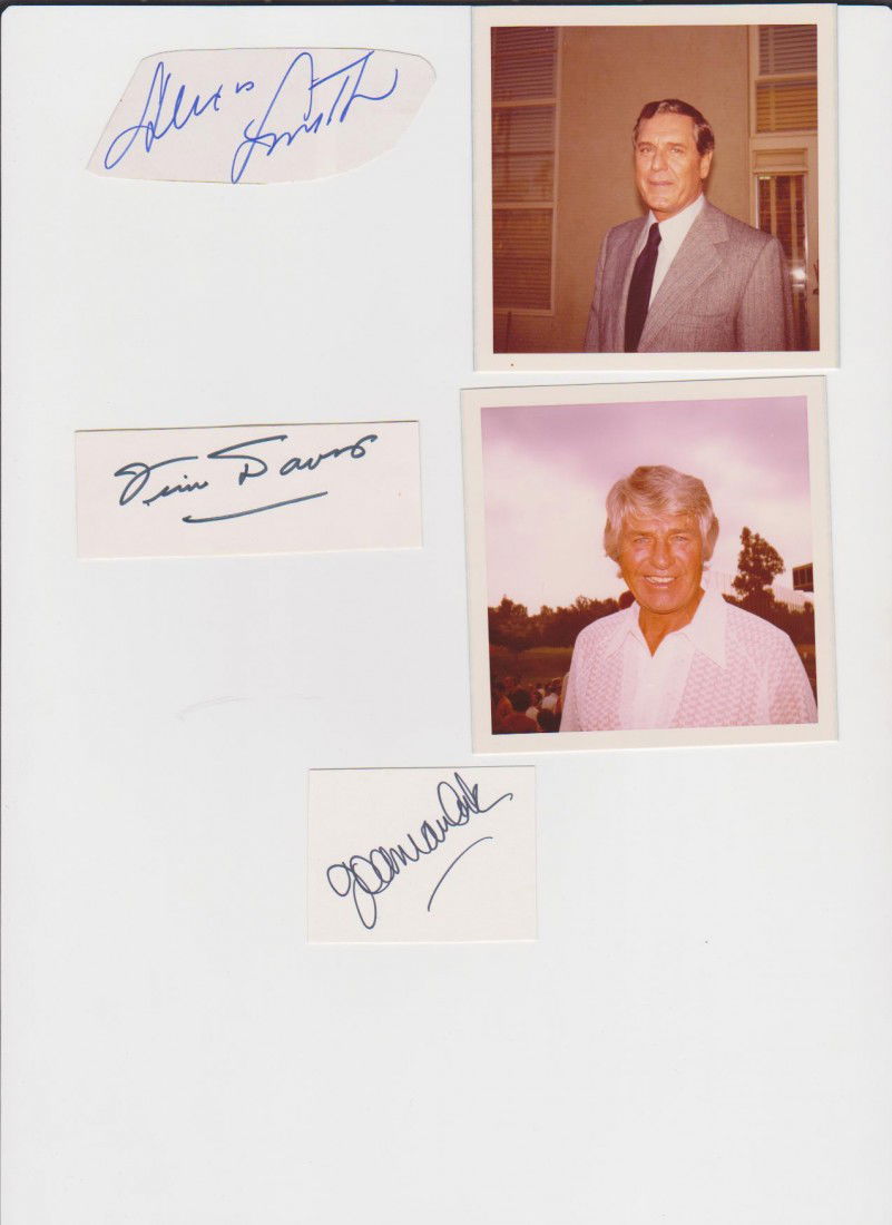 Joan Van Ark 1943, Autograph Signature, American Act: Joan Van Ark 1943, Autograph Signature, American Actress: Best Known as Valerie Ewing on Dallas; Jim Davis, Clip Signature & Photo 1909-1981 American Actor: Best Known for Jock Ewing on Dallas and was