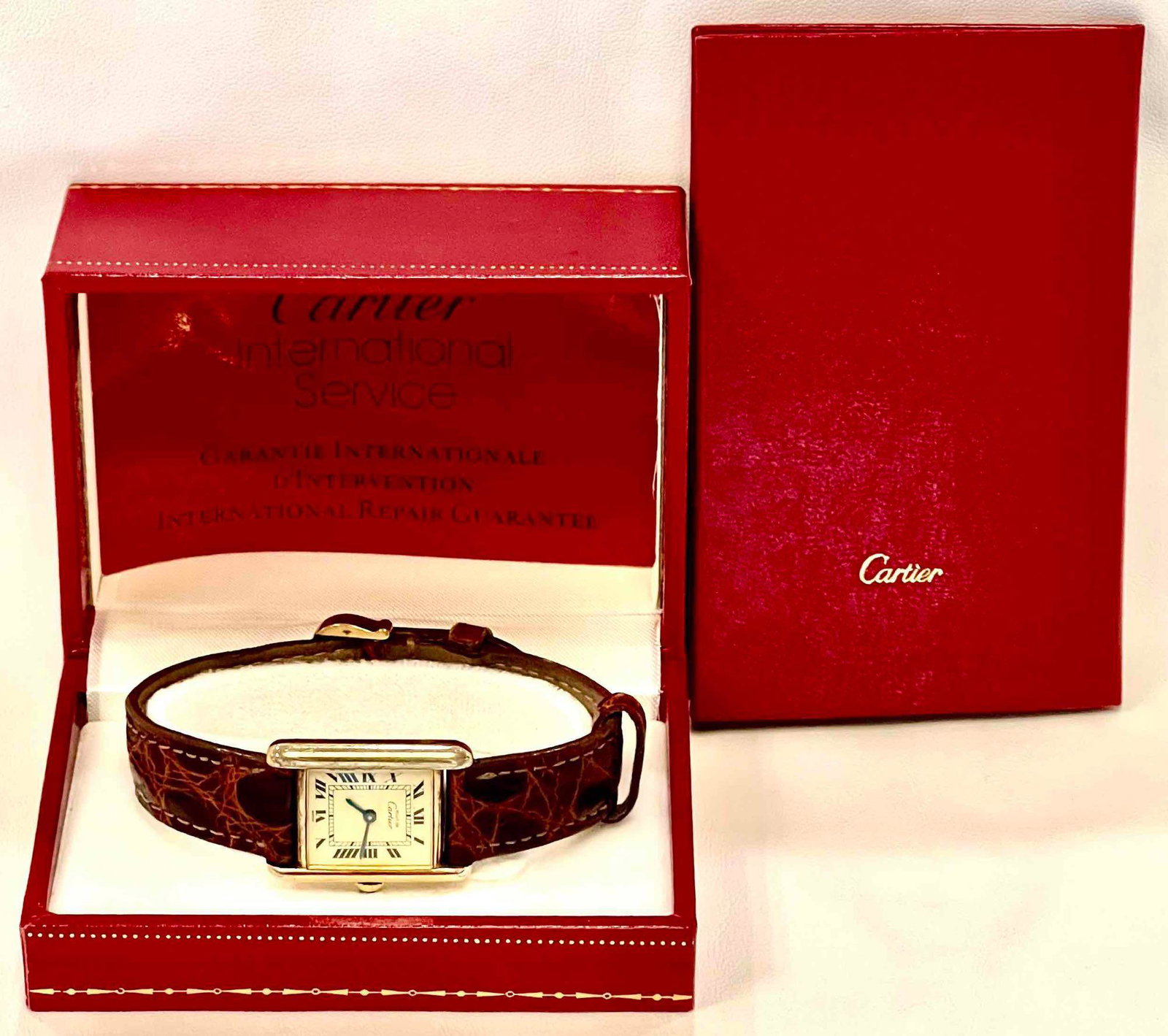 Cartier Tank Argent 925 Wrist Watch (1 of 2)