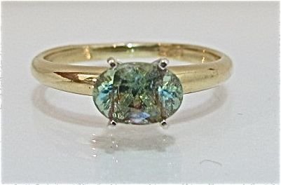 14K Yellow Gold Zultanite Ring, 1.52dwt: 14K Yellow Gold Zultanite Ring, 1.52dwt, Oval Cut Zultanite=approx 1ct